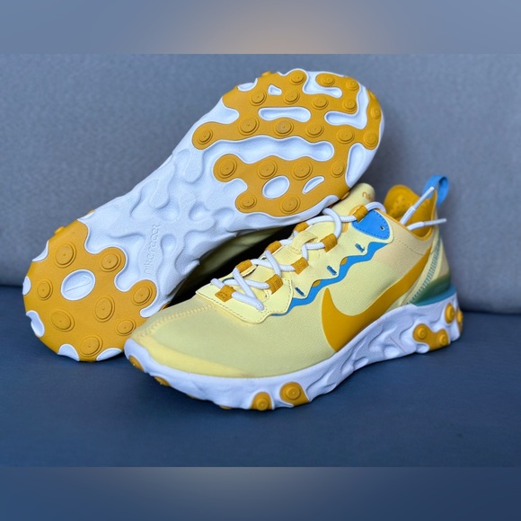 Nike React Element 55 Yellow Ocre - Picture 3 of 9